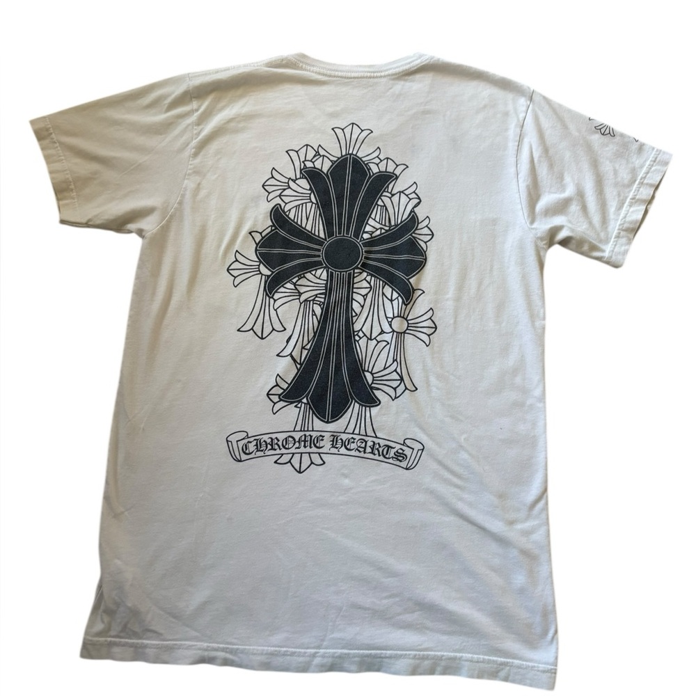 Chrome Hearts  Multi-Cross Pocket Tee White Size M
